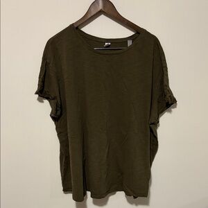 Old Navy Khaki Short Sleeve Tee